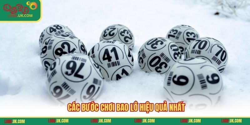Các bước chơi bao lô hiệu quả nhất