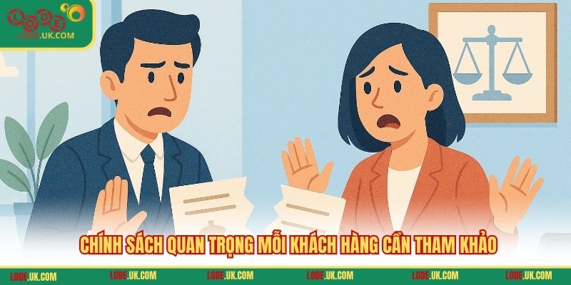 Chính sách quan trọng mỗi khách hàng cần tham khảo