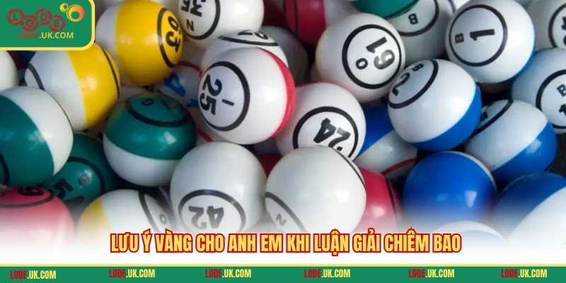 Lưu ý vàng cho anh em khi luận giải chiêm bao