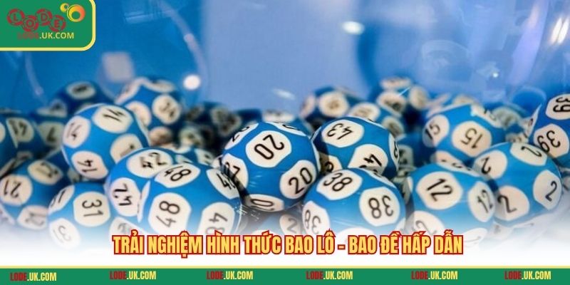 Trải nghiệm hình thức bao lô - bao đề hấp dẫn